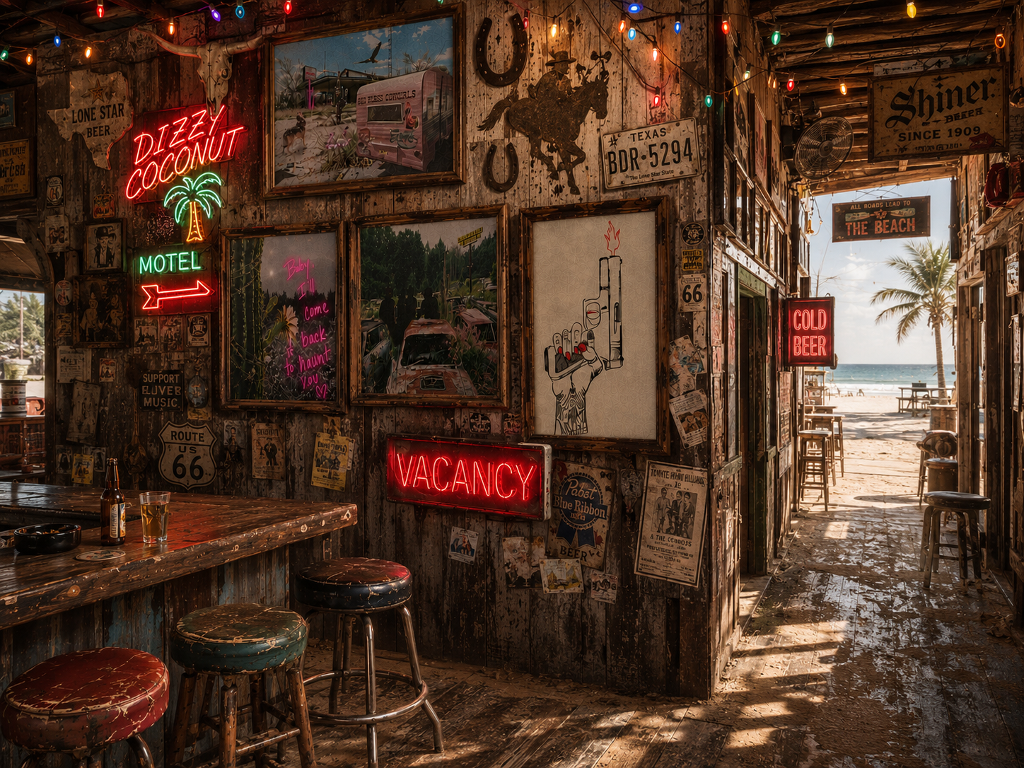 Dive Bar Walls